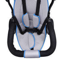 Spielwerk Tricycle avec Poign\u00e9e de Pouss\u00e9e \u2013 Panier Amovible Pare-soleil - Bleu