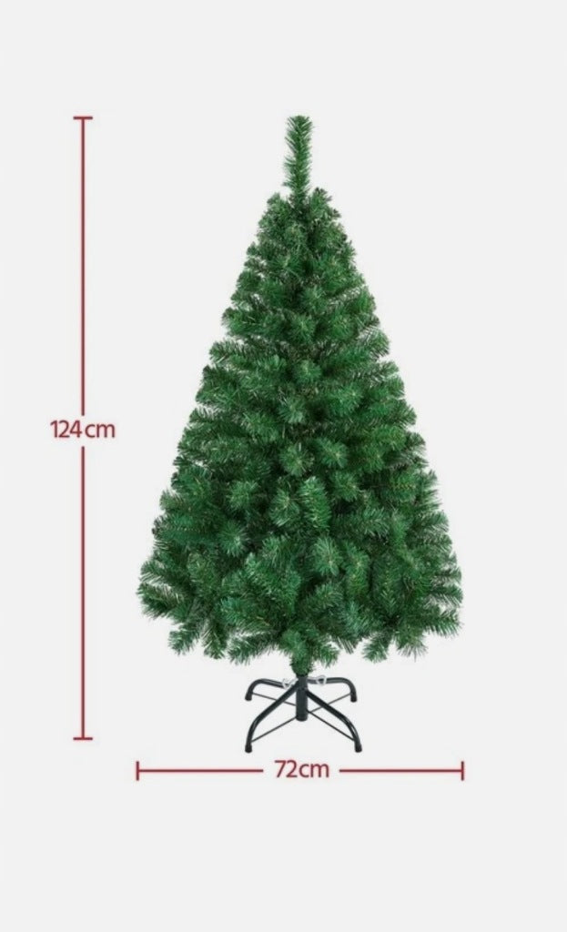 Sapin de Noël artificiel « Spar Groen » 120 cm – 208 branches – Fabriqué à la main et réaliste