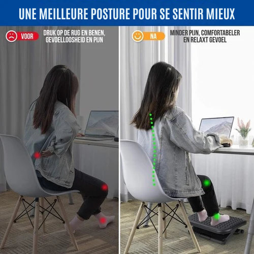 Repose pieds ajustable / anti dérapant - STREX - DIN 4556