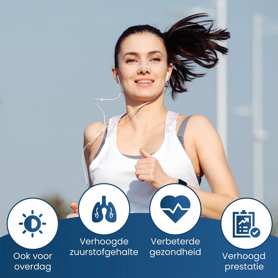 PurelyGoods® Ensemble de bandelettes buccales et nasales - Pansements anti-ronflement - Adhésif hypoallergénique - Bandelettes buccales - Pansements nasaux - Écarteur de nez - 2 x 33 pièces