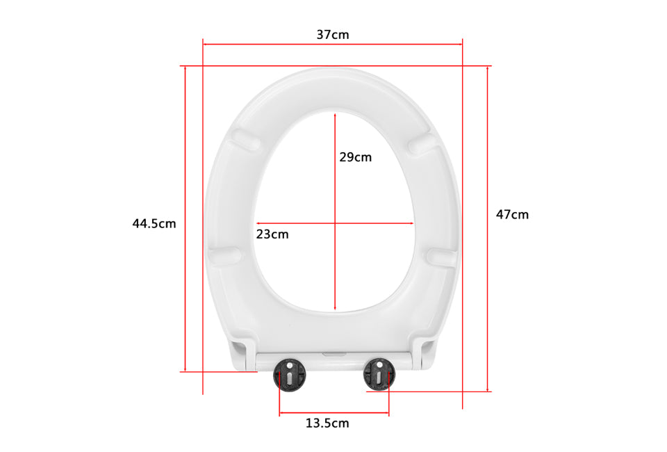 Abattant WC Home&Comfort - fermeture durable