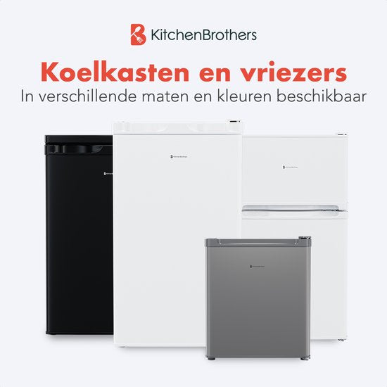 KitchenBrothers - Réfrigérateur - 88L - Modèle de table - Blanc