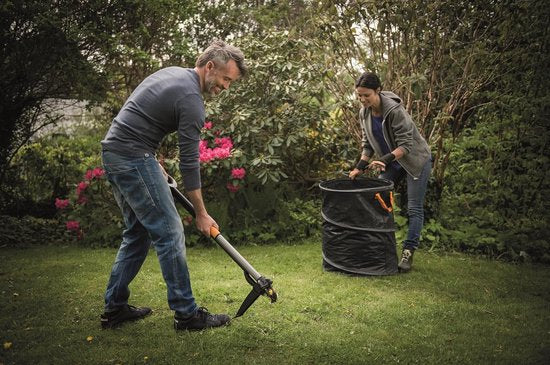 Sac à déchets de jardin Fiskars - Sac de jardin Solid™ - Sac à déchets de jardin pliable - pop-up - 172 litres