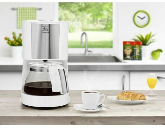 Cafetière Melitta Enjoy II Top 1000 W, blanche