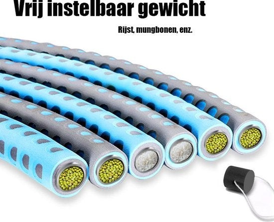 Fuegobird Fitness Hula Hoop - Hula Hoop lesté - Entraînement de tout le corps