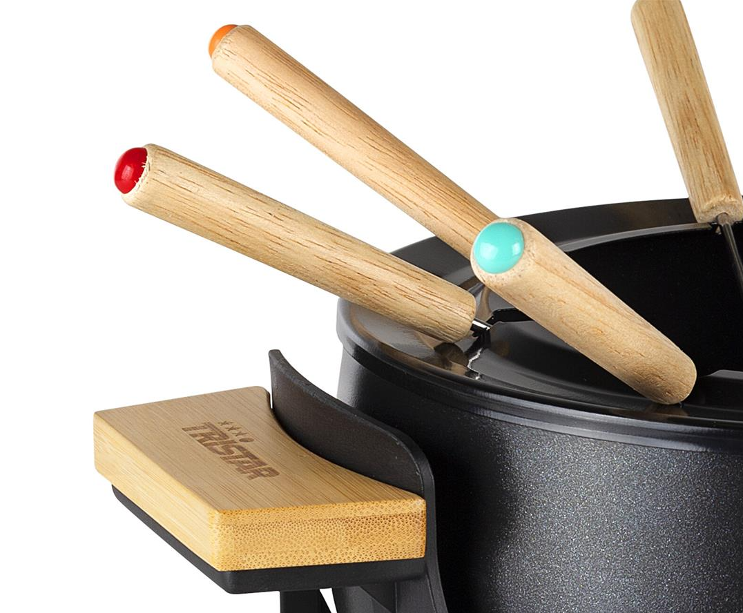 Ensemble à fondue Princess Bambou Noir - 1,5 litre - 8 personnes - 1 000 W