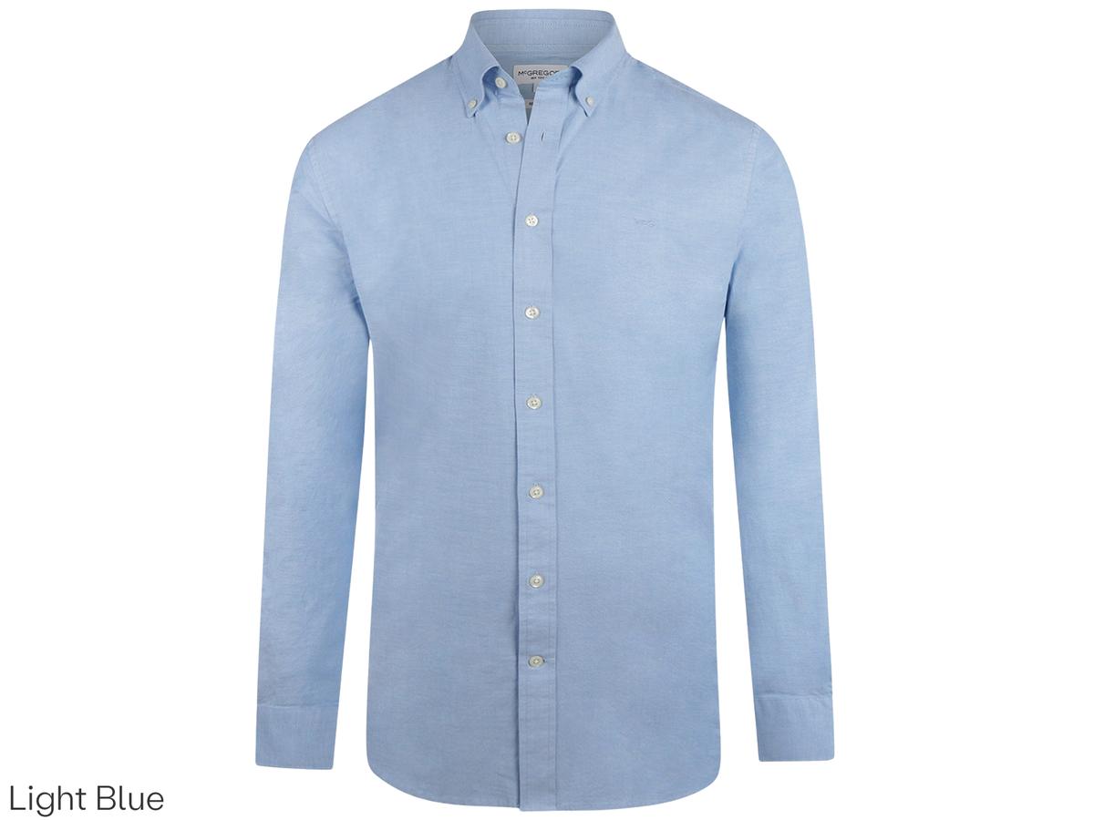 Chemise Oxford stretch McGregor rose clair XL