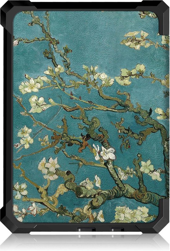 Achaté Kobo Nia Cover - Avec fermeture magnétique et fonction veille automatique - Origami - Almond Blossom by Gogh - Limited Edition - High Quality