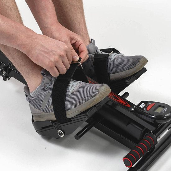 Kendox RowShaper - Rameur d'intérieur - Appareil de fitness pour l'entraînement cardio et de musculation - Rameur de fitness avec écran LCD pour l'entraînement à domicile - Capacité de charge maximale de 120 kg - Édition vente par correspondance
