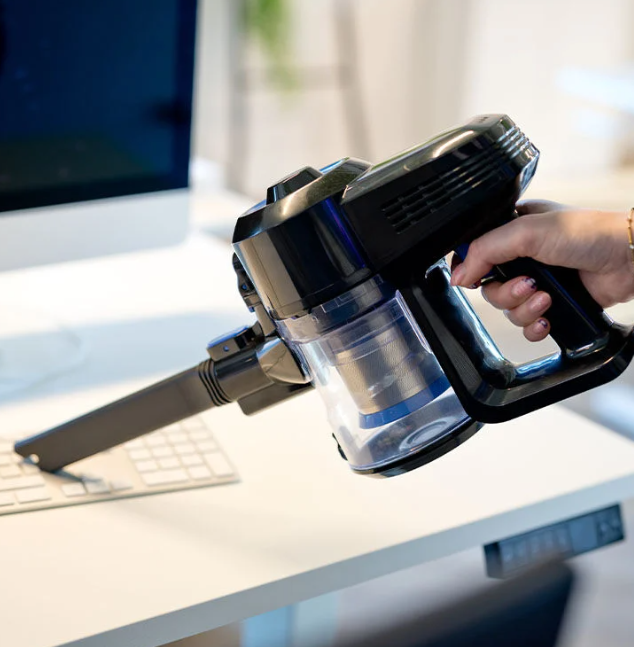 Nexxt Aspirateur 2-en-1 sans fil avec manche articulé - Puissant - Léger - Silencieux - Cyclonique