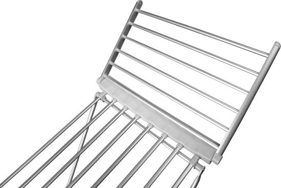Séchoir électrique - Vlectro -147x54x94 cm - 220V - 230W -Blanc/Argent