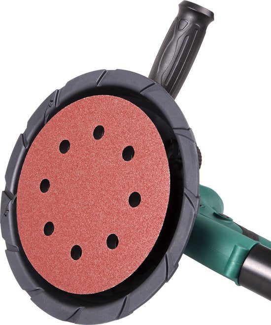 VONROC Ponceuse - 750W - Ø180MM - Plafond et mur - Tuyau et sac de collecte de poussière inclus
