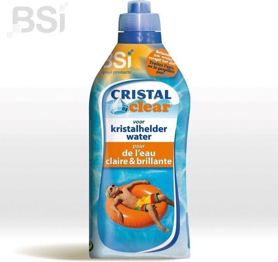 BSI - Cristal Clear - Pour une eau de piscine cristalline - Piscine - Spa - 1 l