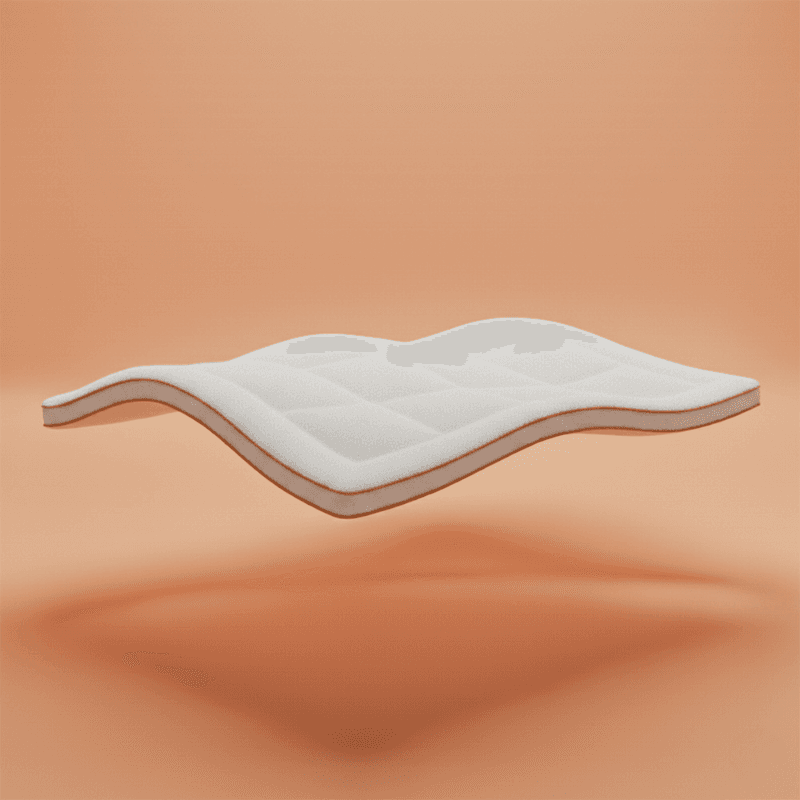 Surmatelas Zydante 180 x 200 cm - Avec rembourrage - Polaire