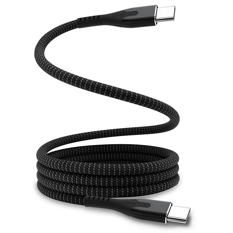 STATIK MagStack Pro Câble magnétique USB-C - 0.5 m - 100W - Noir