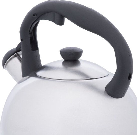 Bouilloire sifflante - Resto - 3L - Acier inoxydable - Induction - Argenté