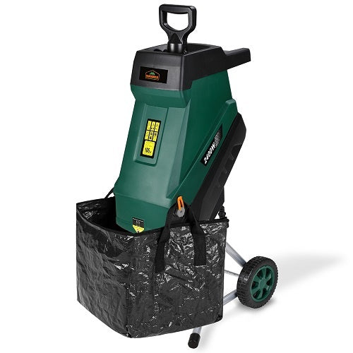 Broyeur électrique - Gardebruk - Broyeur de branches - avec bac de récupération 50L