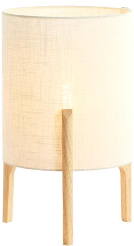 Lampe de table Light & Living marron - Bois - Ø 28 x 44 cm - E27