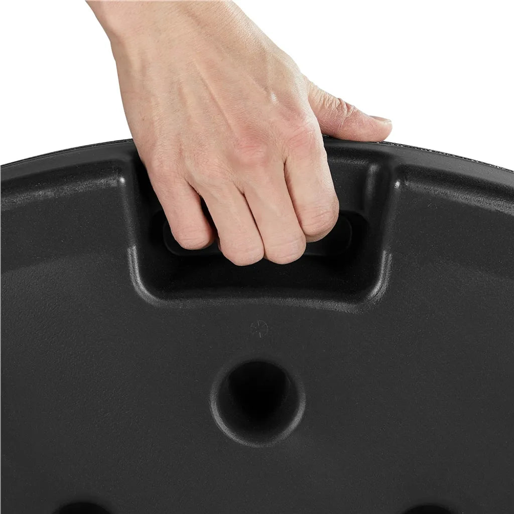 Yaheetech : ensemble de 4 pièces pour pied de parasol gonflable, pour parasol suspendu - Noir - 100 x 100 x 7,5 cm