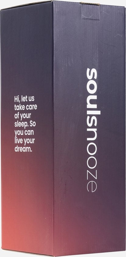 Soulsnooze® - Oreiller de luxe Gloom - Design réglable - Convient aux dormeurs sur le dos, sur le côté et sur le ventre - 60x70 cm - Oreillers de chambre - Antiallergique - Rafraîchissant - Lavable