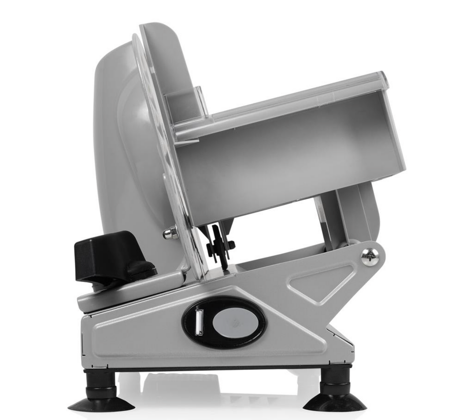 Trancheuse Princess 150 W - Épaisseur de coupe 0-15 mm - Lame en acier inoxydable de 17 cm - Argent