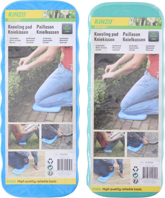 Coussin de genou Kinzo Garden Blue - Garden - protection du genou - coussin pour le dessous du genou