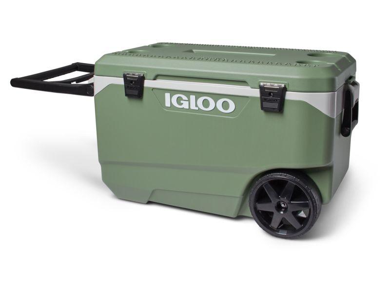 Glacière à roulettes Igloo EcoCool Latitude 90 - 85 litres - Vert vintage