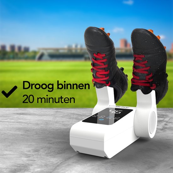 Brixy Shoe Dryer & Shoe Freshener - Ozone - Fonction de séchage - Shoe Dryer Fresh - Sèche-chaussures - Blanc