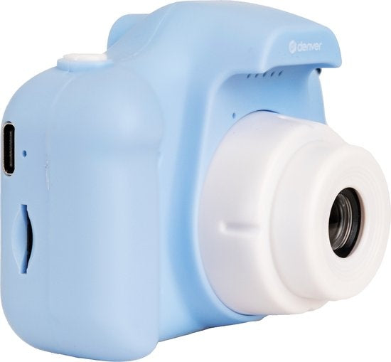 Denver Kids' Camera Full HD - Caméra selfie - 40MP - Appareil photo numérique pour enfants - Photo et vidéo - Jeux - KCA1340 - Bleu