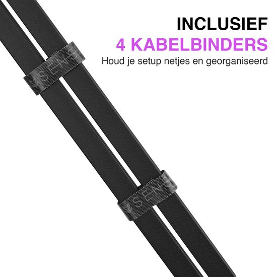 Sensic SA 10 Bras de microphone avec filtre anti-pop - Support de microphone - Bras de perche - Trépied - Extra long