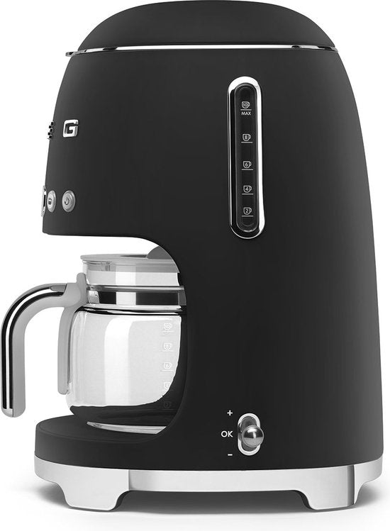 SMEG DCF02BLMEU - Machine à café à filtre - Noir mat