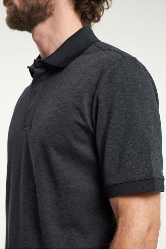 Tenson TXlite Melange Polo 465018060 - Noir - 3XL