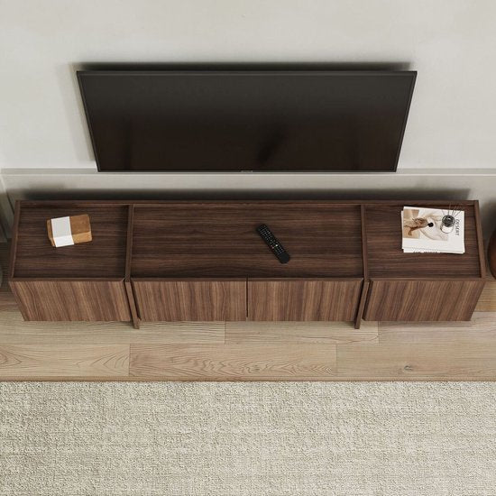 CALICOSY - Meuble TV 2 portes L 180 cm - ARVEN