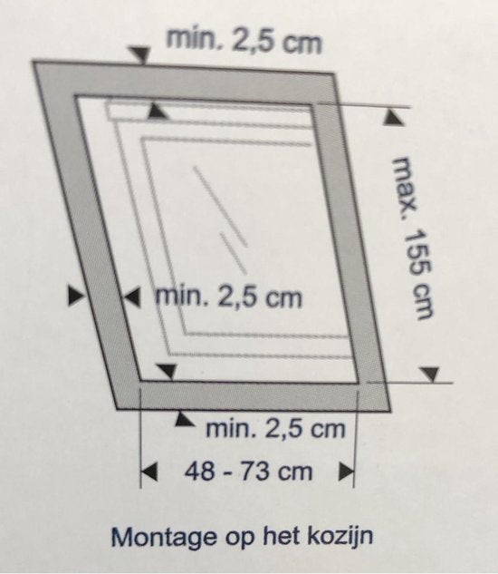 Duo-Plisse Bruynzeel S900 (écran+rideau d'obscurcissement en un) 78x160