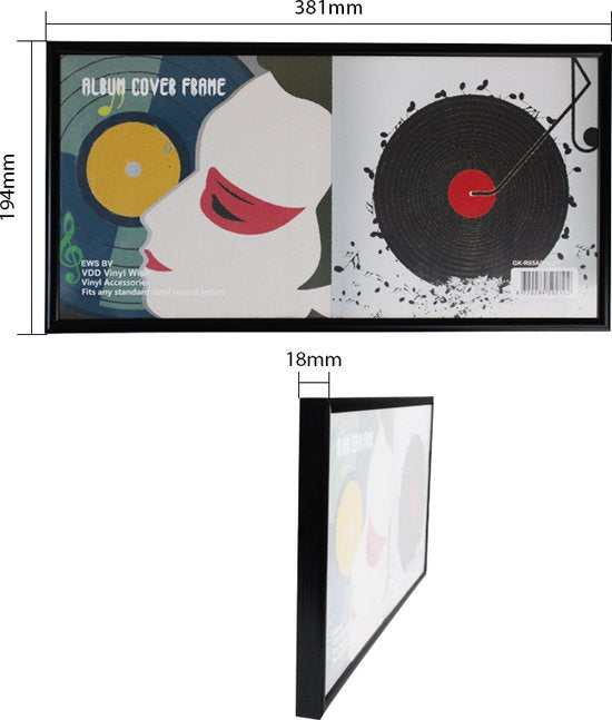 VDD Cadre de changement de disque vinyle Lp pour les singles 7 pouces