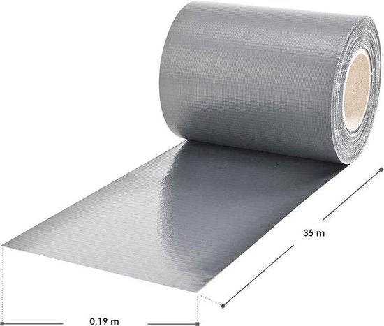 Bandes d'intimité en PVC - 4 pièces - Gris clair