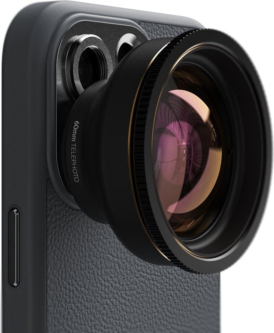 ShiftCam LensUltra 60mm Telephoto - objectif pour smartphone - photographie mobile - puissantes capacités de zoom - zoom optique