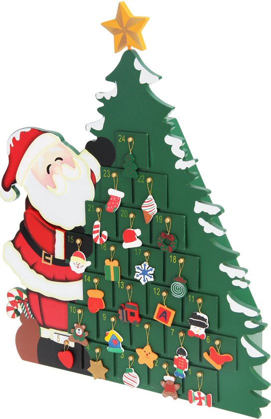Spielwerk - Calendrier de l'Avent réutilisable - Arbre de Noël 24 portes