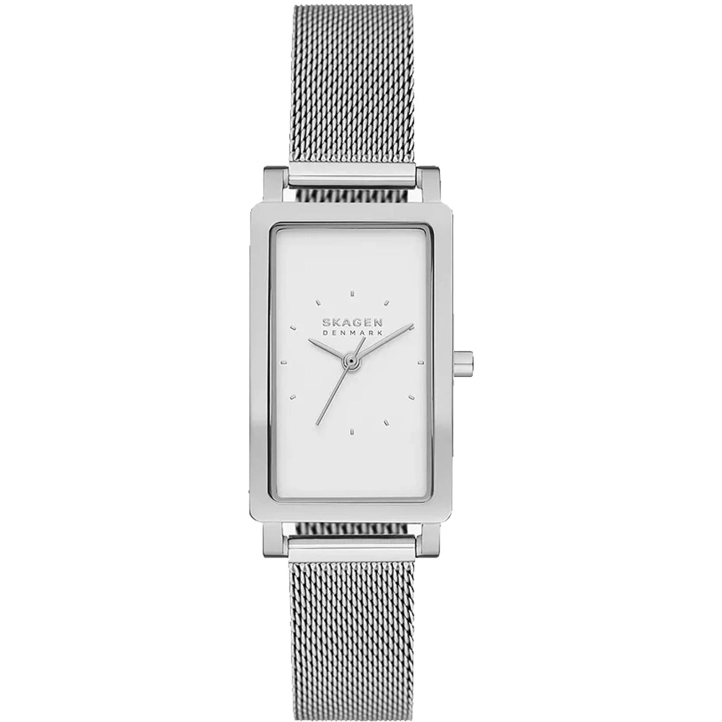 Montre Skagen pour femme - Hagen - Quartz - Rectangulaire - Acier inoxydable - 30 m - Argent