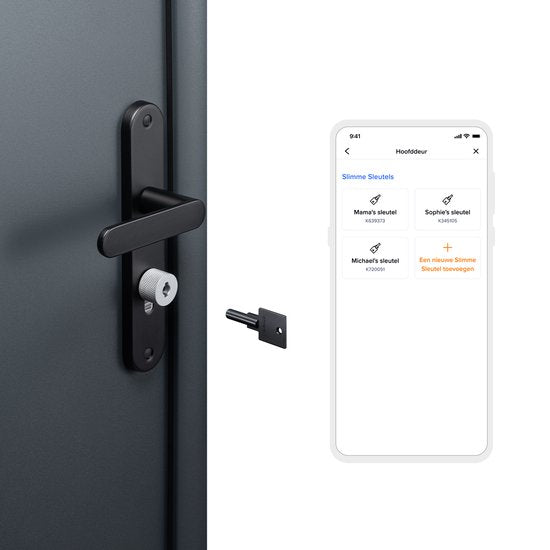 Serrure électrique Netatmo - Smart Key - 1 clé - Clé NFC - Silver