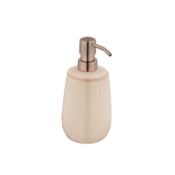 Distributeur de savon WENKO Sirmione beige - Céramique - 430 ml
