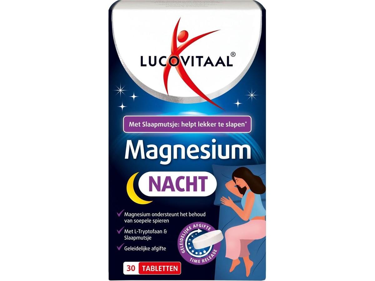 Lucovitaal Complexe de magnésium pour la nuit - 4 x 30 comprimés - Offre spéciale