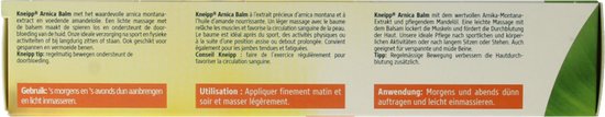 Pommade polyvalente Kneipp à l'arnica - Pour les muscles et les articulations - 100 ml