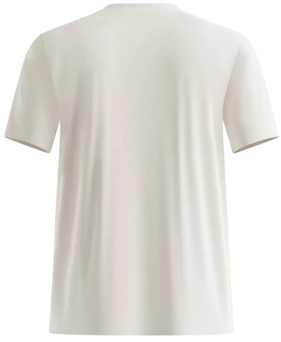 T-shirt Odlo Merino Tencel uni à manches courtes, blanc, taille L, homme