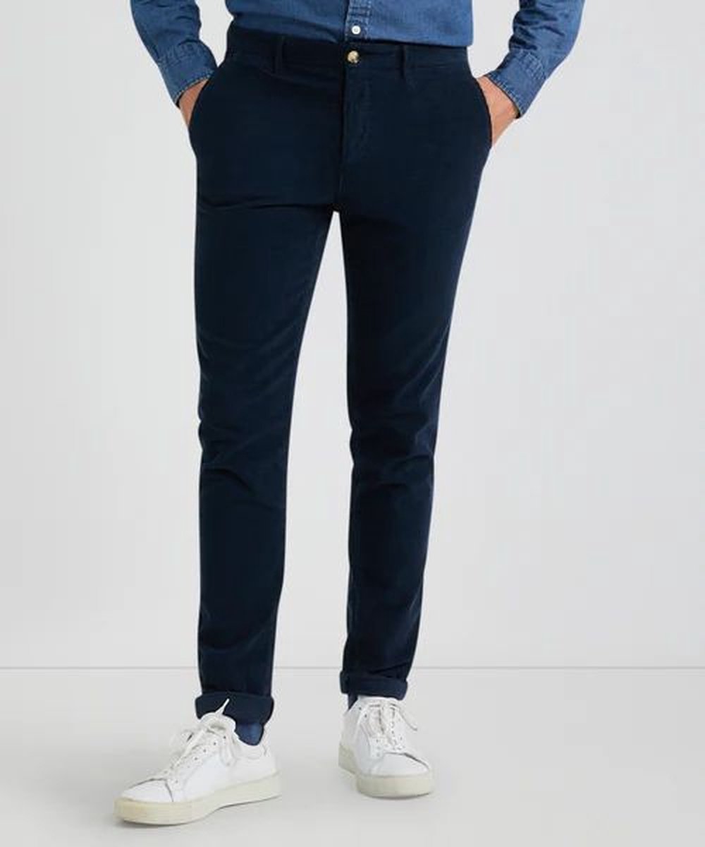 Chino McGregor en velours côtelé - Coupe moderne - Marine - W31-L34