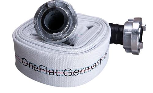 Tuyau d'arrosage - Plat - Diamètre 51mm - Longueur 15m - Blanc