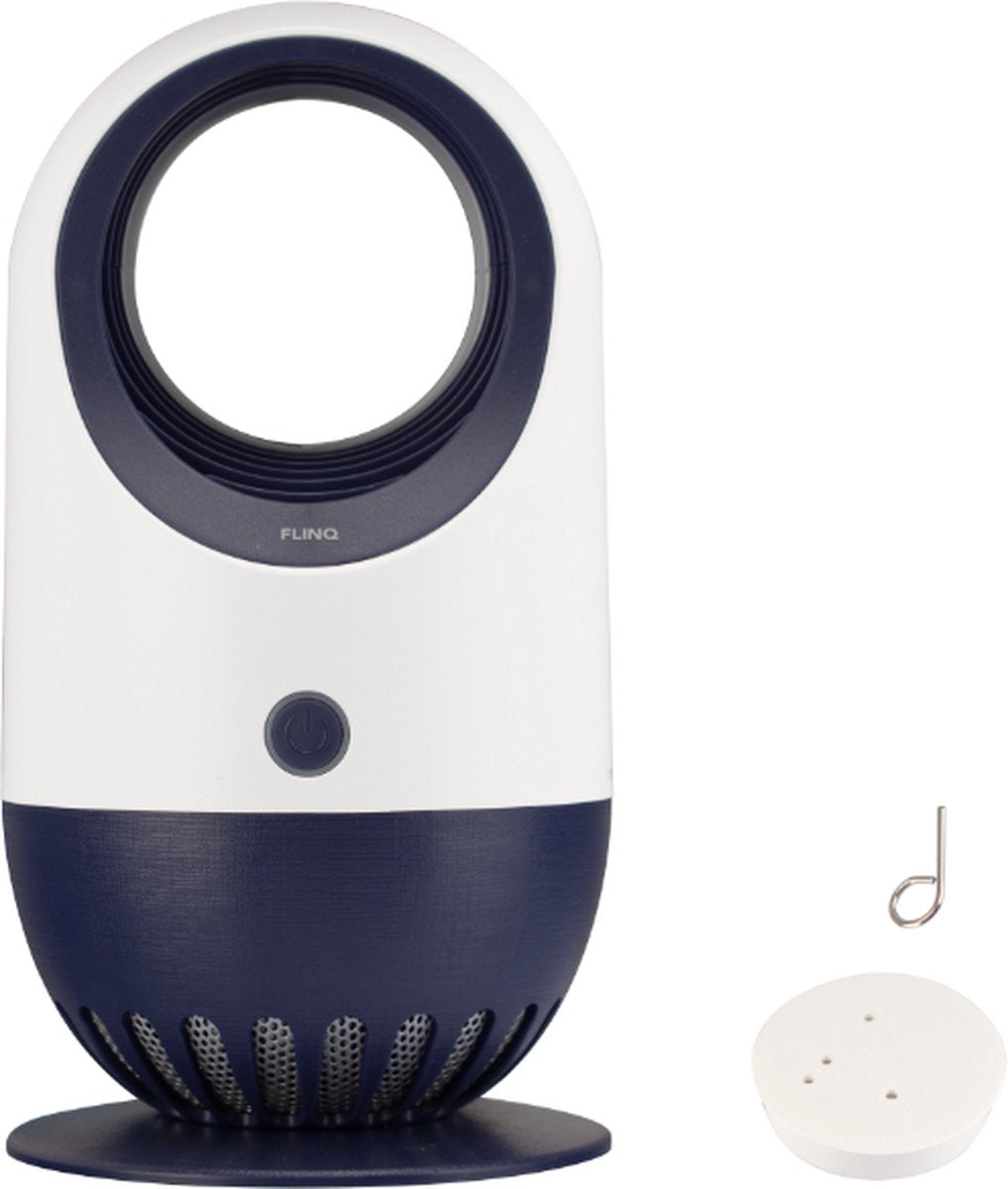 FlinQ Wireless Mosquito Catcher 2.0 - Purple/White - 20 x 9 x 9 cm - UV LED Light & Attractant