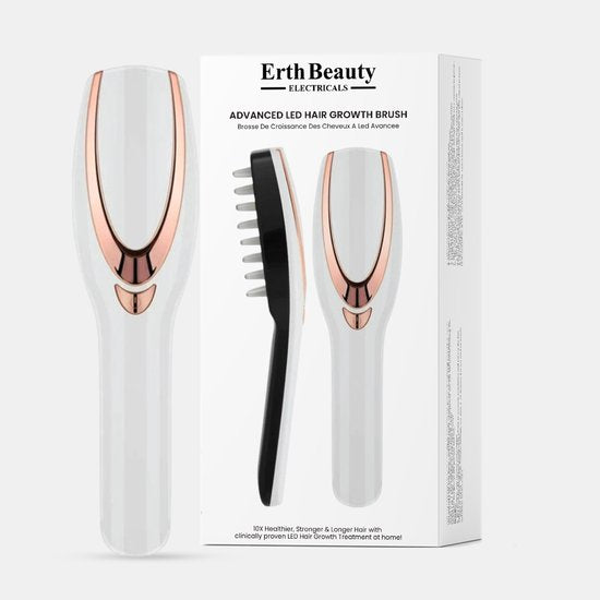 Brosse LED ErthSkin London pour la croissance des cheveux