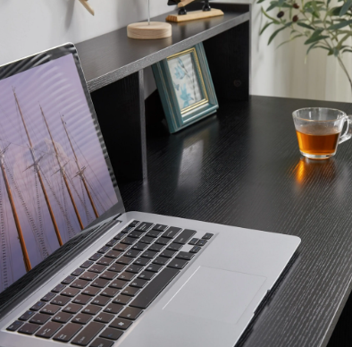 Yaheetech Bureau avec tiroir - Noir - 106 x 50 x 94 cm - Bureau d'ordinateur avec compartiment de rangement