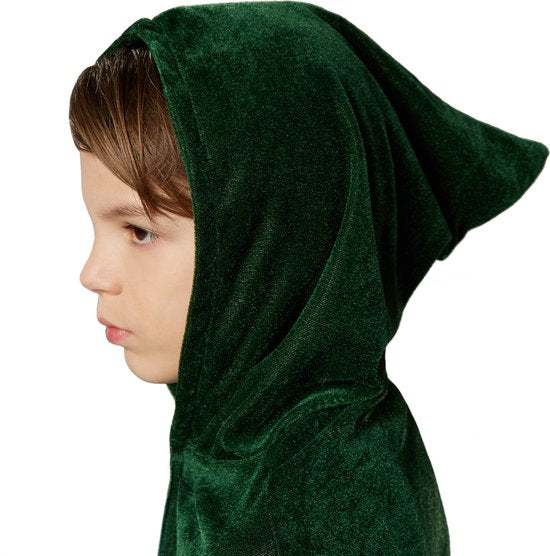 dressforfun - Mystic cape en velours vert 116 cm - déguisement costume halloween déguisement fête déguisement carnaval déguisement fête déguisement carnaval - 301850